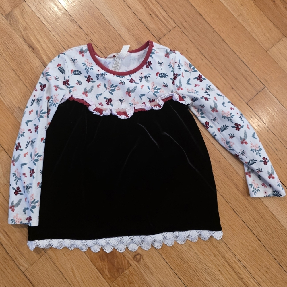 Matilda Jane Holiday Velvet Long Sleeve Top